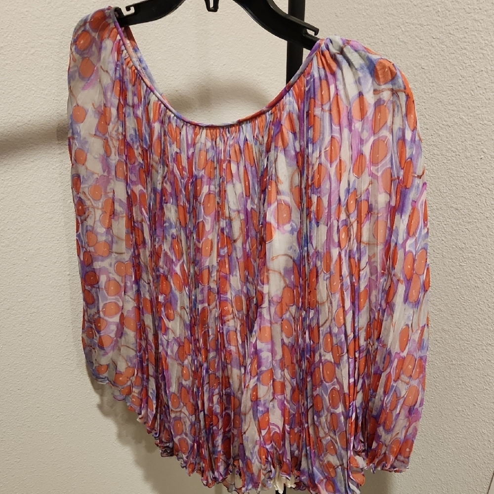 Alexander McQueen Multicolor Sheer Blouse